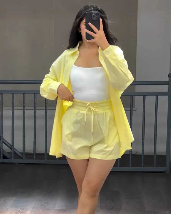womens-oversized-cotton-shirt-shorts-co-ord-set